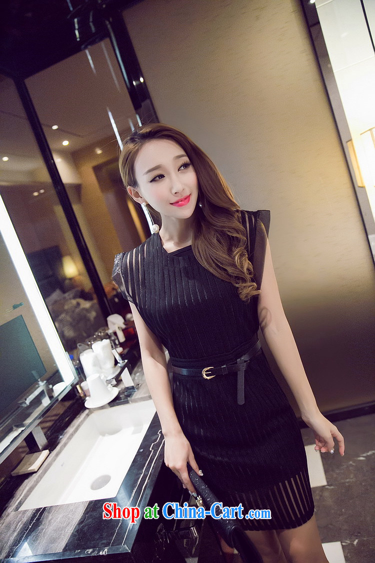 Bird season summer 2015 new stylish Web by cultivating the waist graphics thin package and dresses female L 1046 black XL pictures, price, brand platters! Elections are good character, the national distribution, so why buy now enjoy more preferential! Health