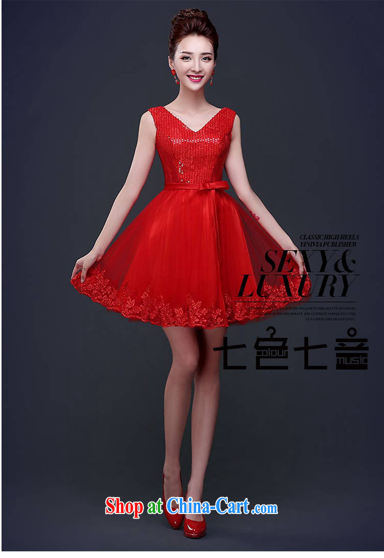 7 color 7 tone Korean dress new 2015 spring and summer bridal toast clothing wedding dress Red double-shoulder length, bridesmaid L serving 044 red tailored (final) pictures, price, brand platters! Elections are good character, the national distribution, so why buy now enjoy more preferential! Health