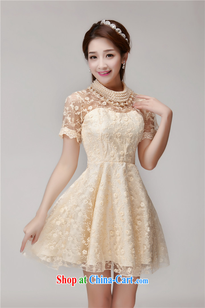 Anna heart, summer 2015 and staple Pearl Pearl collar lace embroidery Openwork small incense, Shaggy dress dress 990 apricot L pictures, price, brand platters! Elections are good character, the national distribution, so why buy now enjoy more preferential! Health
