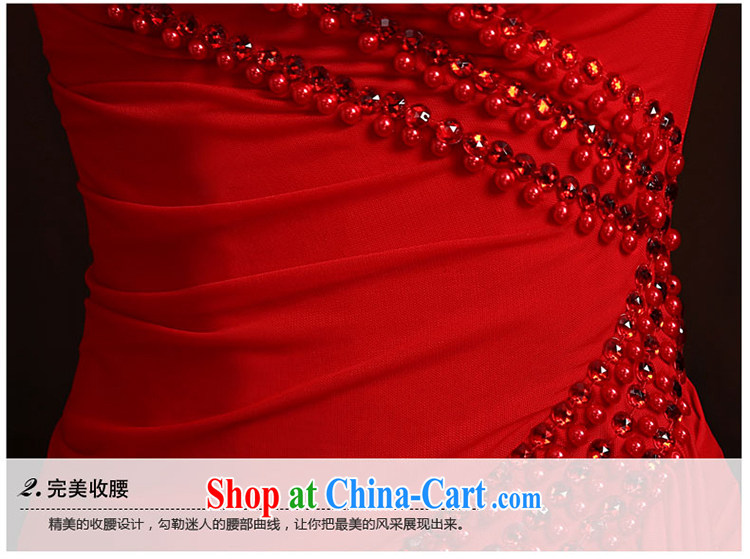 7 color 7 tone dress 2015 new summer fashion bridal long with graphics thin toast service banquet moderator dresses L 048 female Red L pictures, price, brand platters! Elections are good character, the national distribution, so why buy now enjoy more preferential! Health