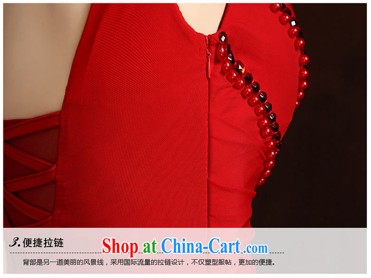 7 color 7 tone dress 2015 new summer fashion bridal long with graphics thin toast service banquet moderator dresses L 048 female Red L pictures, price, brand platters! Elections are good character, the national distribution, so why buy now enjoy more preferential! Health