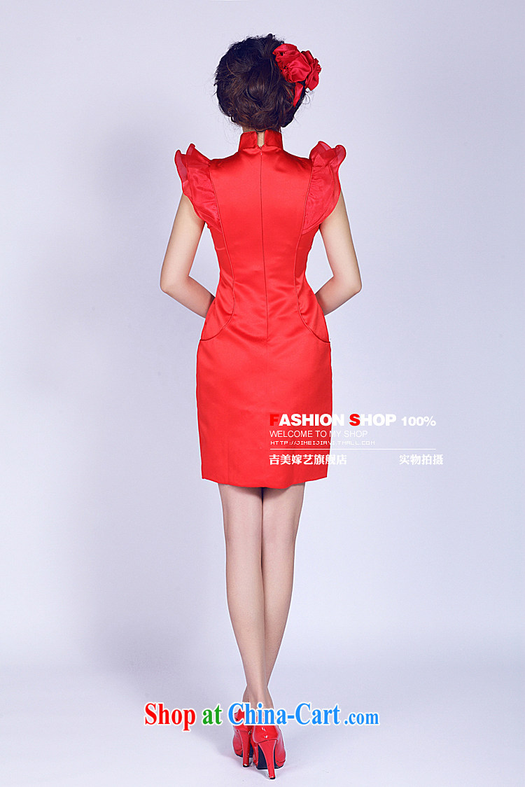 wedding dresses Jimmy married arts 2015 new bag shoulder Korean short dress L 522 bridal gown red XL pictures, price, brand platters! Elections are good character, the national distribution, so why buy now enjoy more preferential! Health
