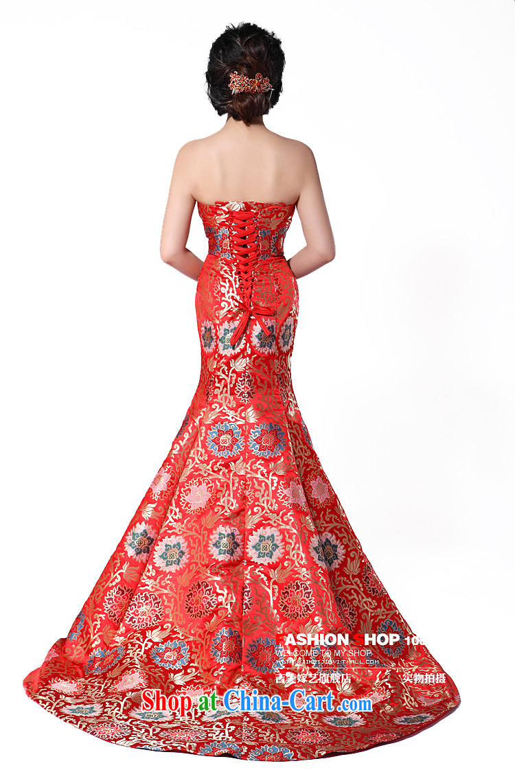 wedding dresses Jimmy married arts 2015 new erase chest retro dress tail LT 995 bridal gown red L pictures, price, brand platters! Elections are good character, the national distribution, so why buy now enjoy more preferential! Health