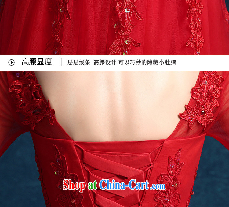 Kou Connie original 2015 new wedding dresses red dress long, large, bridal wedding toast served in summer cuff long red tailored final pictures, price, brand platters! Elections are good character, the national distribution, so why buy now enjoy more preferential! Health