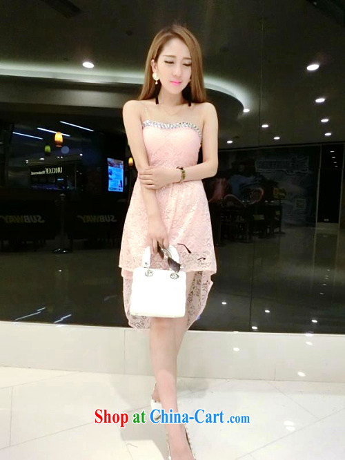 Ratio of Fang 2015 summer new, Korean, lace the drill dress bridesmaid dress sense of my store erase chest dress shaggy dress 6652 pink are code pictures, price, brand platters! Elections are good character, the national distribution, so why buy now enjoy more preferential! Health