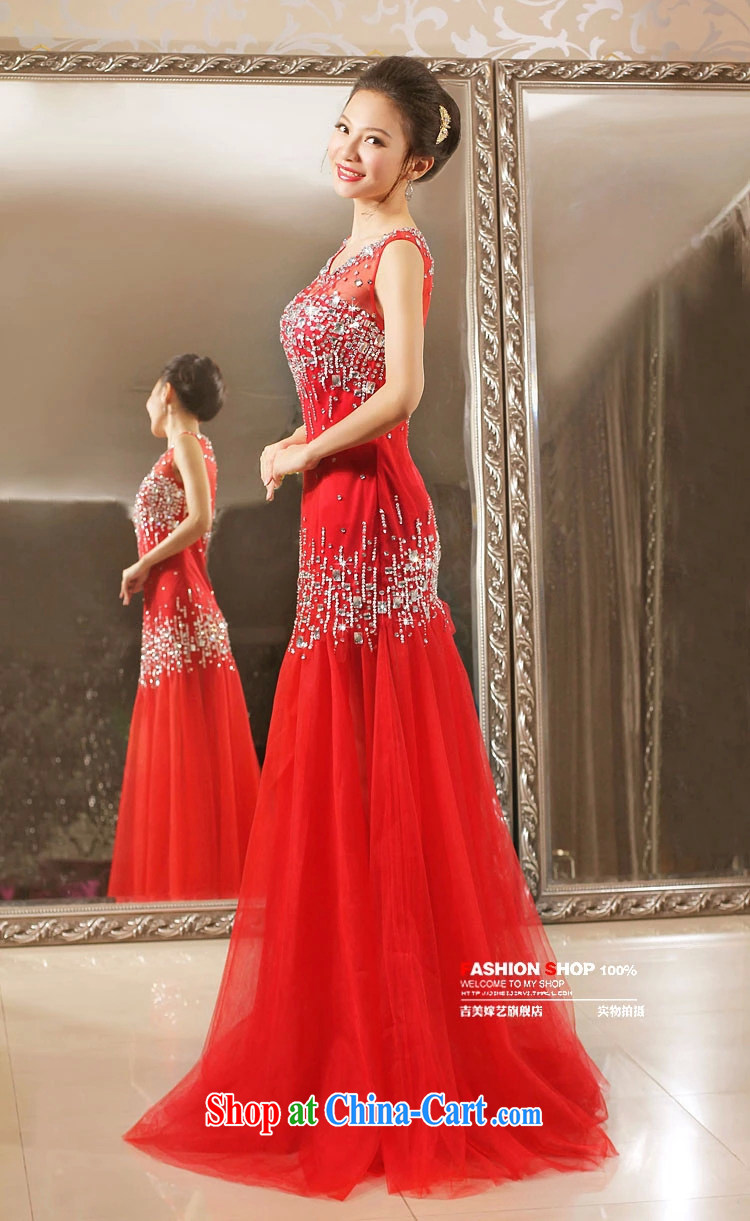 wedding dresses Jimmy married arts 2015 new shoulders Korean dress LS 7300 with bridal gown red S pictures, price, brand platters! Elections are good character, the national distribution, so why buy now enjoy more preferential! Health