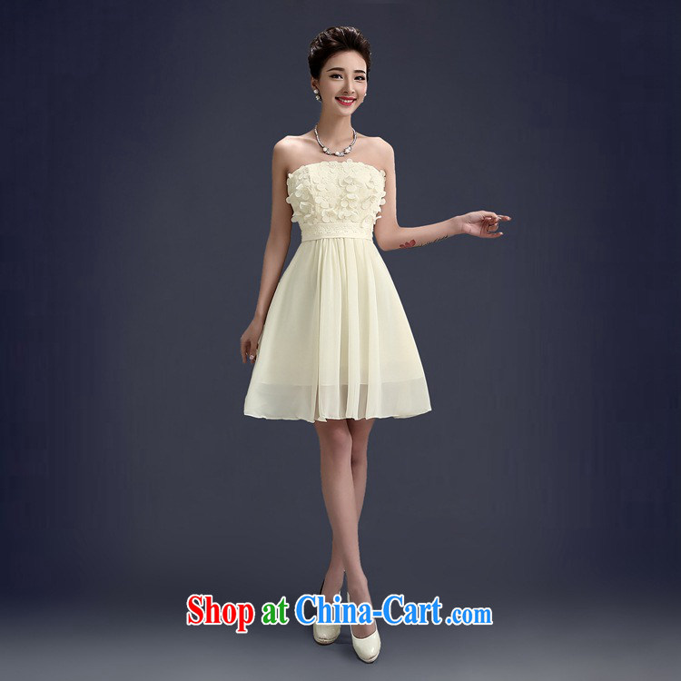 joshon &Joe bridesmaid short dress short skirt bridesmaid in champagne color stylish snow-woven dresses Evening Dress small 6 xxl pictures, price, brand platters! Elections are good character, the national distribution, so why buy now enjoy more preferential! Health