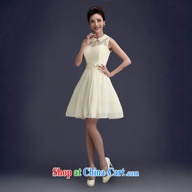 joshon &Joe bridesmaid short dress short skirt bridesmaid in champagne color stylish snow-woven dresses Evening Dress small 6 xxl pictures, price, brand platters! Elections are good character, the national distribution, so why buy now enjoy more preferential! Health