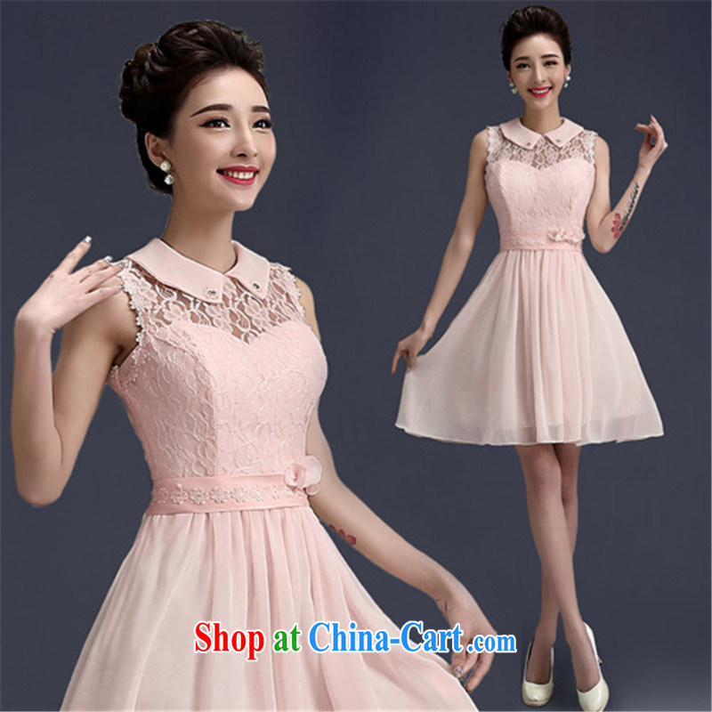 joshon &Joe summer 2015 new bridesmaid dresses in pink with flowers and sisters graduation dress dinner dress small 5 XL, joshon&Joe, and shopping on the Internet