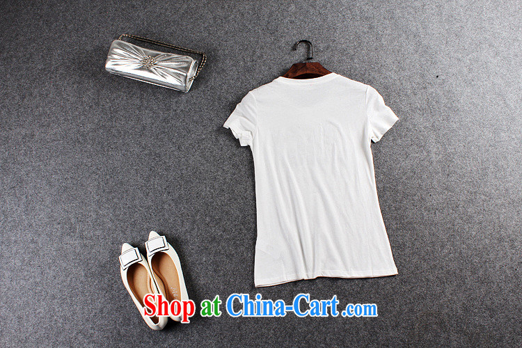 Axbaby European site to the staple pearl cultivation T-shirt 2015 spring and summer new female dress white L pictures, price, brand platters! Elections are good character, the national distribution, so why buy now enjoy more preferential! Health