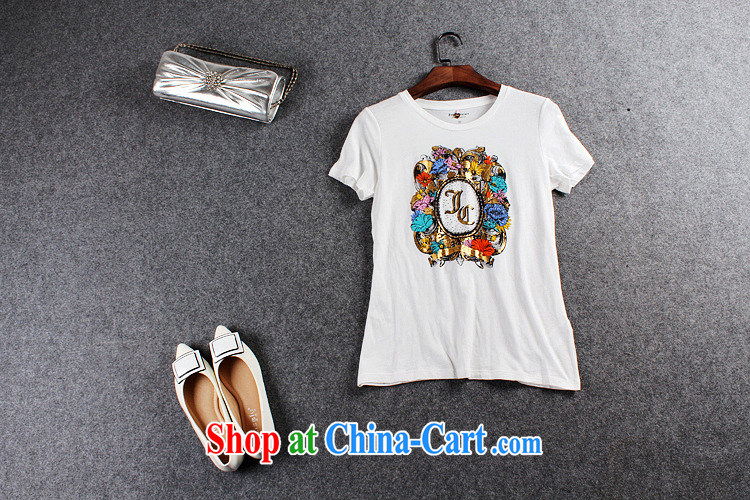 Axbaby European site to the staple pearl cultivation T-shirt 2015 spring and summer new female dress white L pictures, price, brand platters! Elections are good character, the national distribution, so why buy now enjoy more preferential! Health