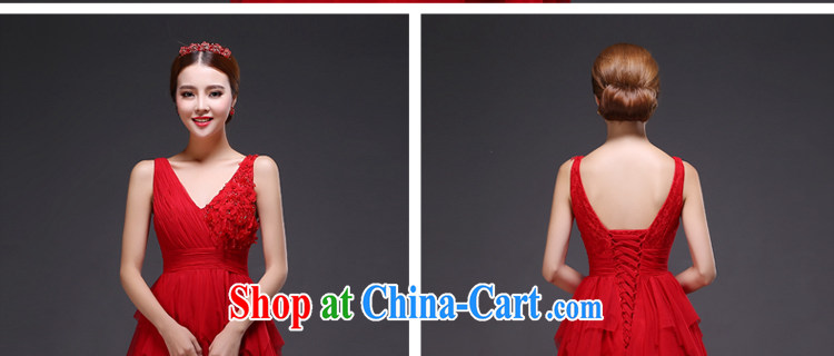 Tslyzm bridal high waist bows serving double-shoulder lace dress long 2015 new V brought back exposed wood drill video thin pregnant snow woven skirt red XXL pictures, price, brand platters! Elections are good character, the national distribution, so why buy now enjoy more preferential! Health