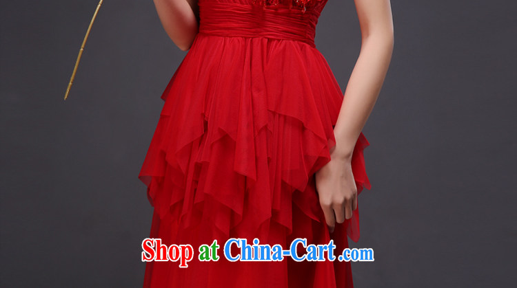 Tslyzm bridal high waist bows serving double-shoulder lace dress long 2015 new V brought back exposed wood drill video thin pregnant snow woven skirt red XXL pictures, price, brand platters! Elections are good character, the national distribution, so why buy now enjoy more preferential! Health