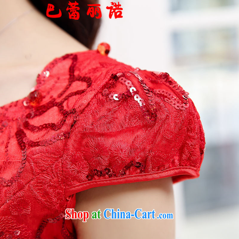 The buds, Mrs Carrie Yau, the 2015 summer new lace bridal toast dress moderator clothing red short, pregnant women wedding dresses red XXL, Lei Li, and, shopping on the Internet