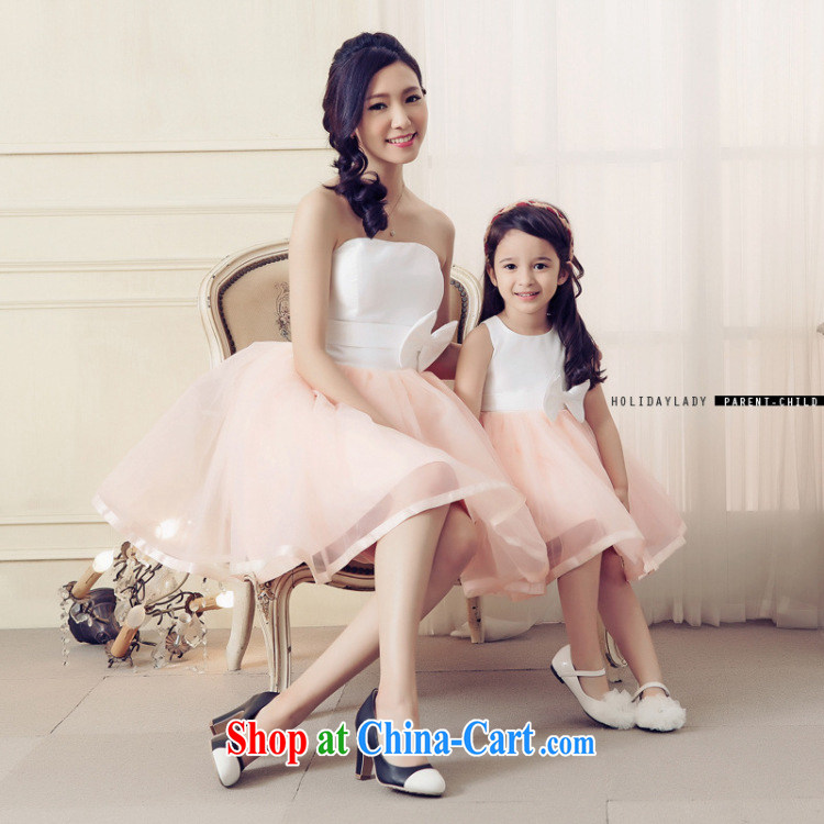 Light (at the end QIAN MO) Korean Bow Tie bare chest shaggy dress sleeveless Princess dress the female parent-child with dress AK 106 - M 306 adults light blue XXL pictures, price, brand platters! Elections are good character, the national distribution, so why buy now enjoy more preferential! Health