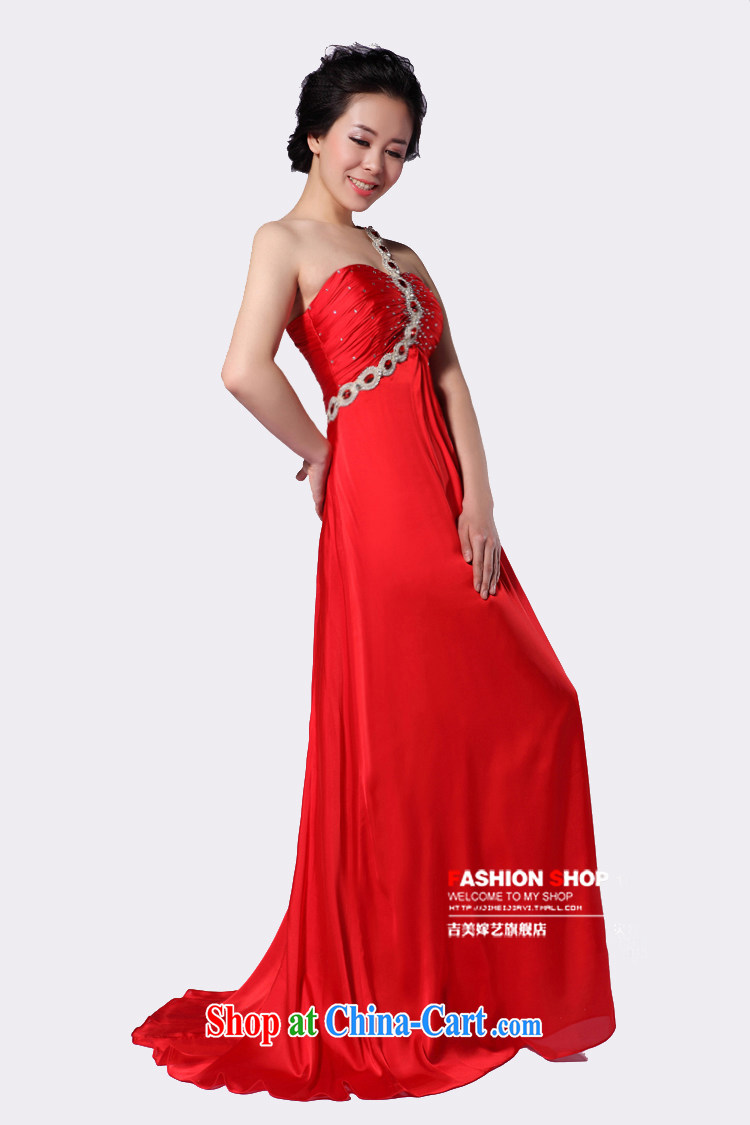wedding dresses Jimmy married arts 2015 new single shoulder Korean tail dress 692 bridal gown of red 4 #pictures, price, brand platters! Elections are good character, the national distribution, so why buy now enjoy more preferential! Health