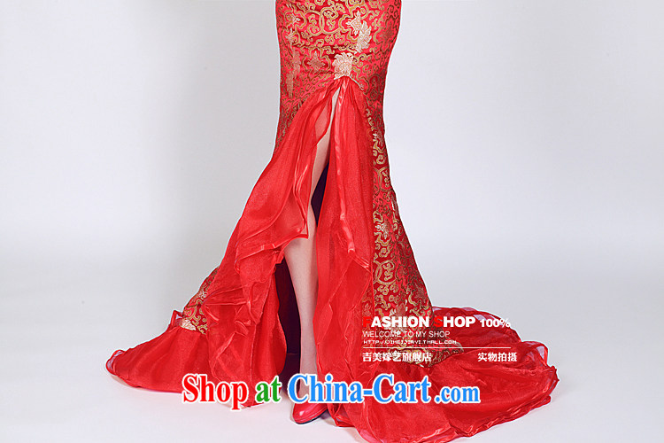 wedding dresses Jimmy married arts 2015 new erase chest Korean Red dress crowsfoot LT 961 bridal gown red L pictures, price, brand platters! Elections are good character, the national distribution, so why buy now enjoy more preferential! Health