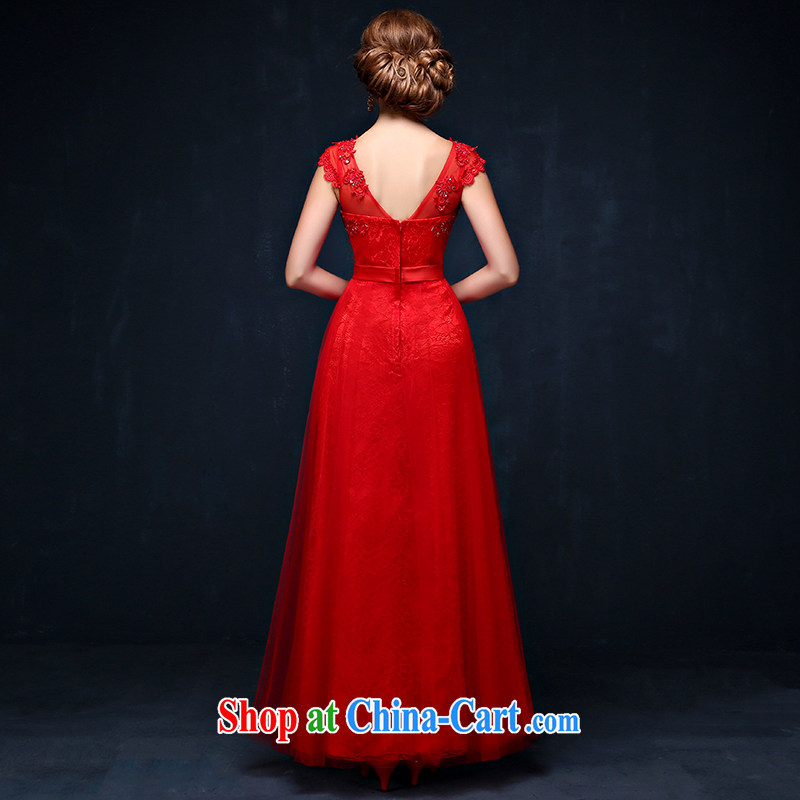 bridal dresses summer 2015 New Red double-shoulder-length marriage, toast the service code beauty banquet dress red XXL (waist 2.4), Mrs Alexa Lam, and, shopping on the Internet