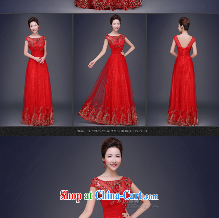 Cheng Kejie MIA toast serving short 2015 new summer wedding dresses Red field shoulder lace marriages long evening dress red short XXL pictures, price, brand platters! Elections are good character, the national distribution, so why buy now enjoy more preferential! Health