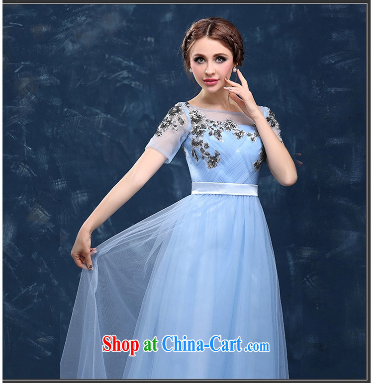 Wei Qi long, light blue dress Korean stylish and elegant lace shoulders short-sleeved one shoulder the code high waist dress uniform toast dress girls summer nights, light blue XXL pictures, price, brand platters! Elections are good character, the national distribution, so why buy now enjoy more preferential! Health