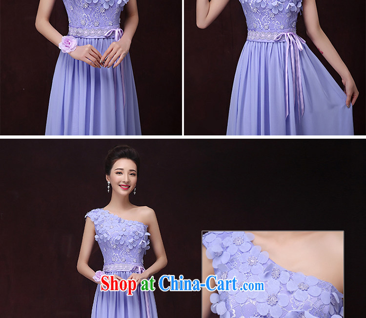 And Jacob his bridesmaid serving long, large, bridesmaid dresses in summer 2015 new purple single shoulder moderator female sister married skirt D shoulders V collar XXL pictures, price, brand platters! Elections are good character, the national distribution, so why buy now enjoy more preferential! Health