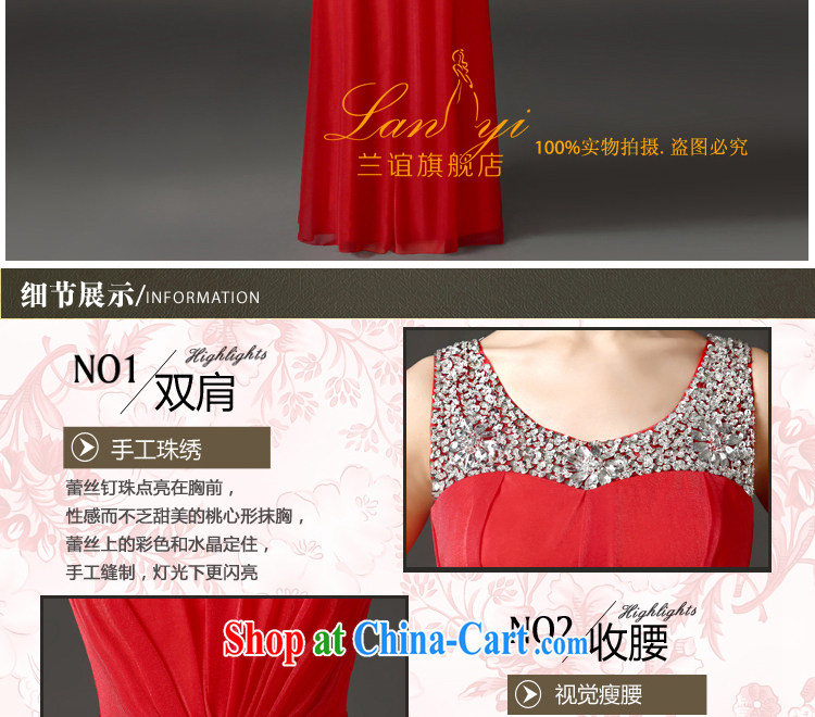 Friends, summer 2015 new bride wedding dress toast serving Korean video thin shoulders fall red evening dress Banquet hosted performances serving red XXL code waist 2.3 feet pictures, price, brand platters! Elections are good character, the national distribution, so why buy now enjoy more preferential! Health