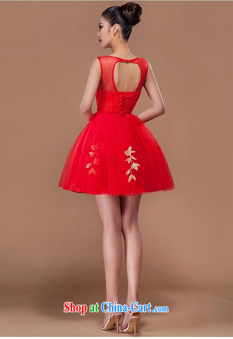 The-hwan, summer 2015 new bride small dress short dress skirt show marriage toast service bridesmaid dress red XL pictures, price, brand platters! Elections are good character, the national distribution, so why buy now enjoy more preferential! Health