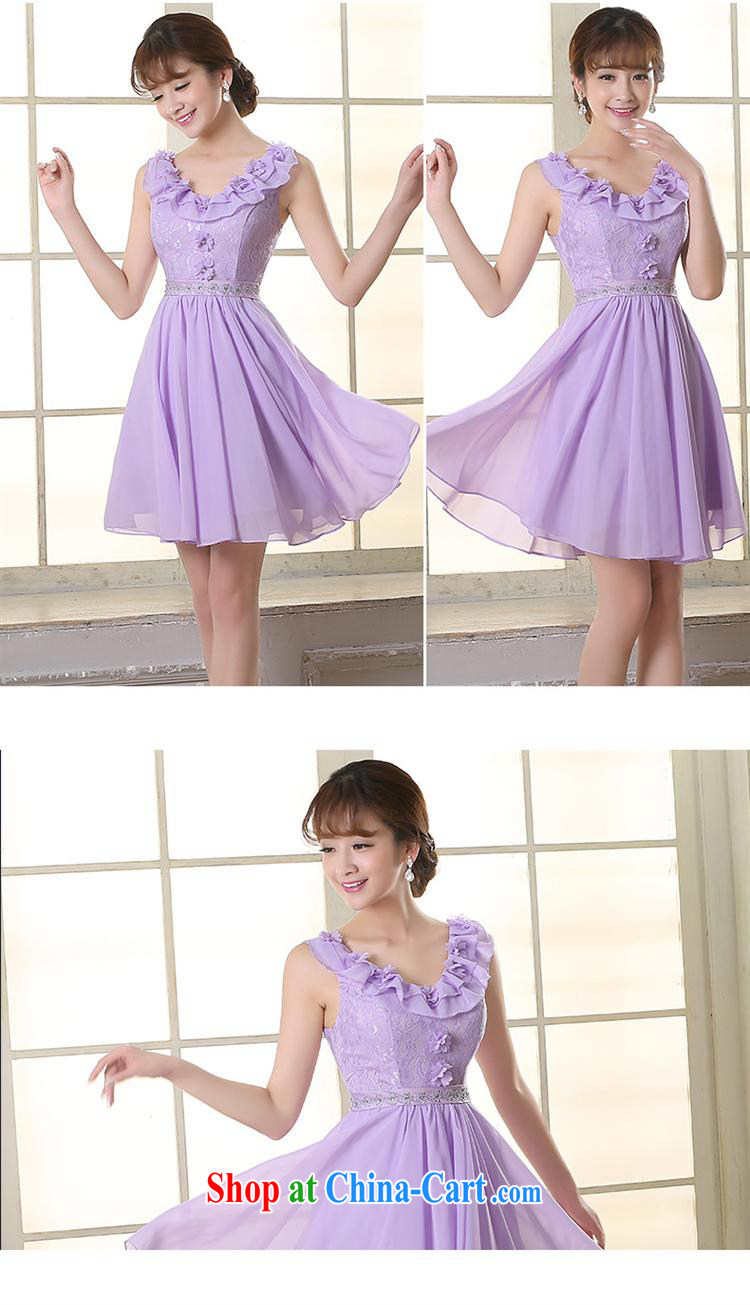 The-hwan, summer 2015 new short marriage toast Service web yarn flouncing bridal small dress stylish bridesmaid dress champagne color L pictures, price, brand platters! Elections are good character, the national distribution, so why buy now enjoy more preferential! Health