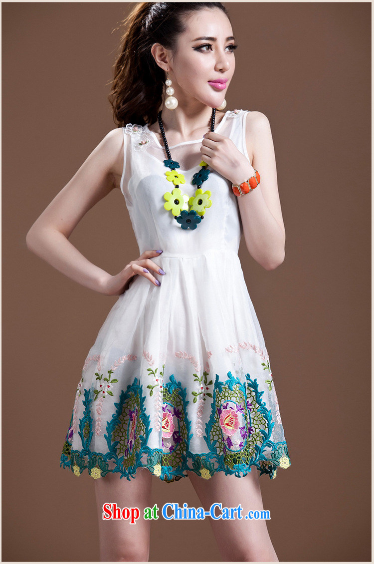 Korea, the Academic Building New women in Europe and America with Princess shaggy skirts embroidered embroidery European root dress generation 2.636029 billion pink XL pictures, price, brand platters! Elections are good character, the national distribution, so why buy now enjoy more preferential! Health