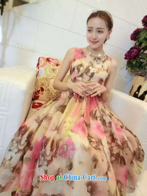 Petals rain saga should be new and stylish sweet stamp duty holiday large fancy dress beach skirt and suit 33903975 L pictures, price, brand platters! Elections are good character, the national distribution, so why buy now enjoy more preferential! Health