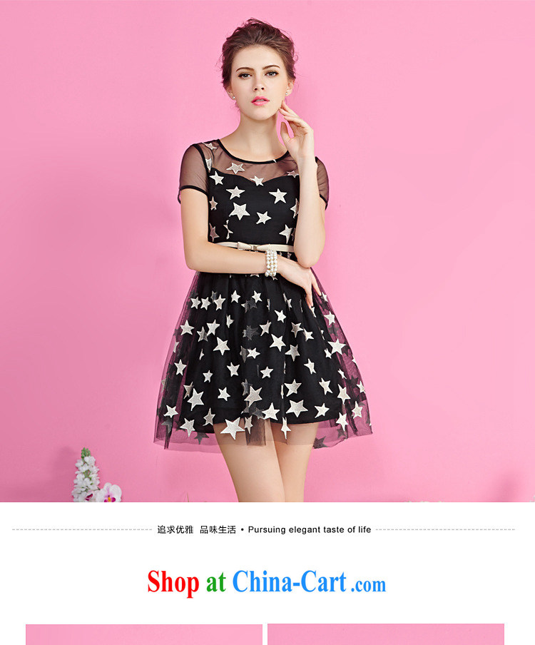 Petals rain saga should be new summer, stars in Europe and America, and Europe root yarn embroidery short sleeve short skirts generation 263653085 black XS pictures, price, brand platters! Elections are good character, the national distribution, so why buy now enjoy more preferential! Health