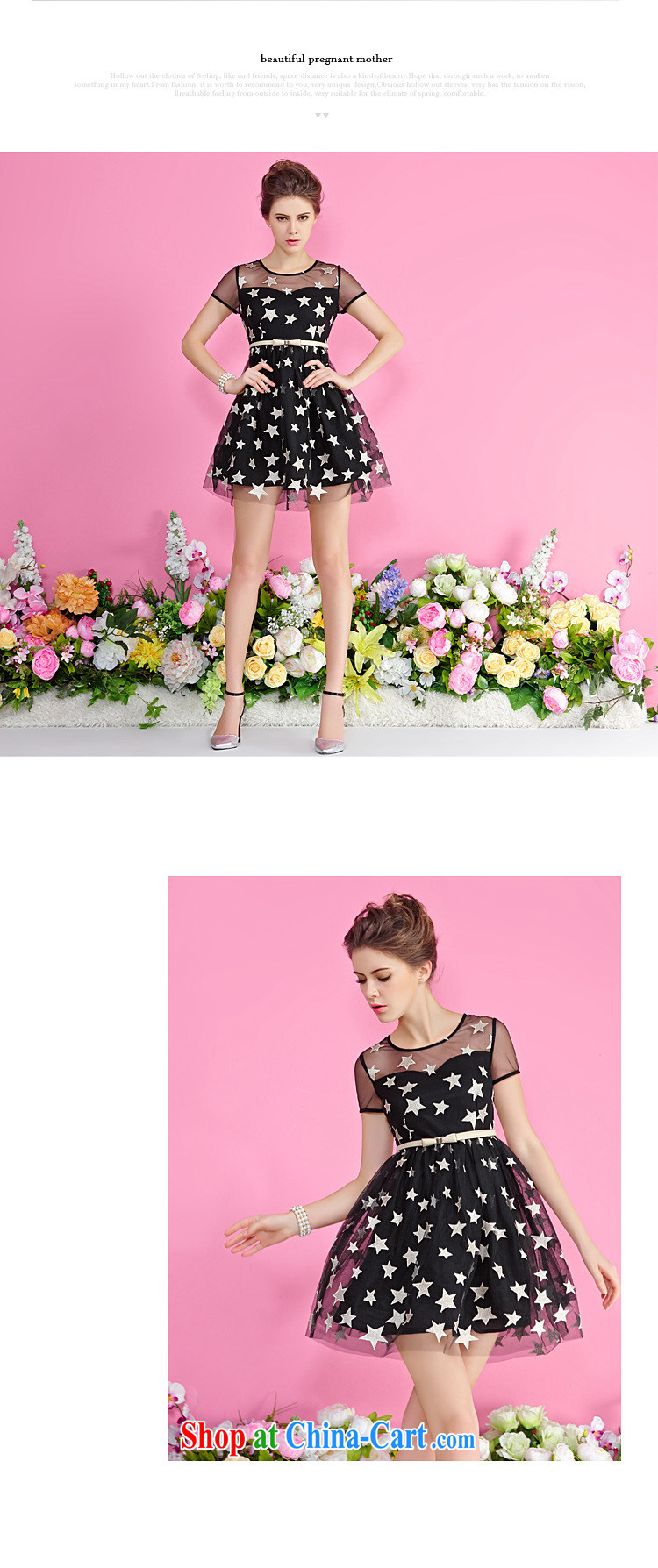 The Korea House, Summer Siege new European and American stars sexy European root yarn embroidery short sleeve short skirts generation 263653085 black S pictures, price, brand platters! Elections are good character, the national distribution, so why buy now enjoy more preferential! Health