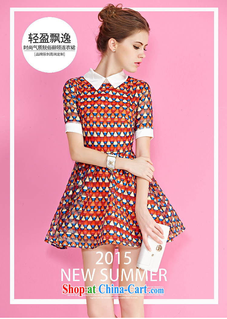 Ms Audrey EU, Q-summer new orange wave, wind stamp doll for graphics thin short-sleeved dresses generation 263652385 orange L pictures, price, brand platters! Elections are good character, the national distribution, so why buy now enjoy more preferential! Health