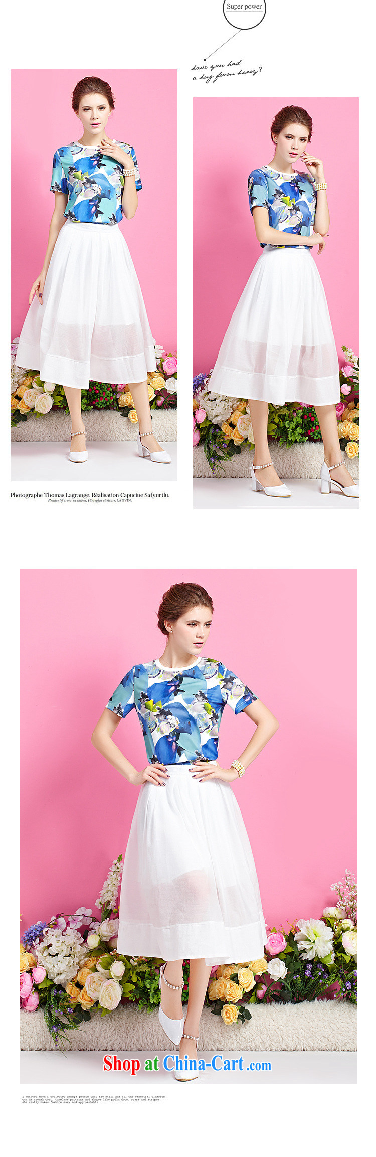 Hung Tai spring function, with stamp duty round-collar T shirt, long, two-piece dresses generation 263653670 floral XL pictures, price, brand platters! Elections are good character, the national distribution, so why buy now enjoy more preferential! Health