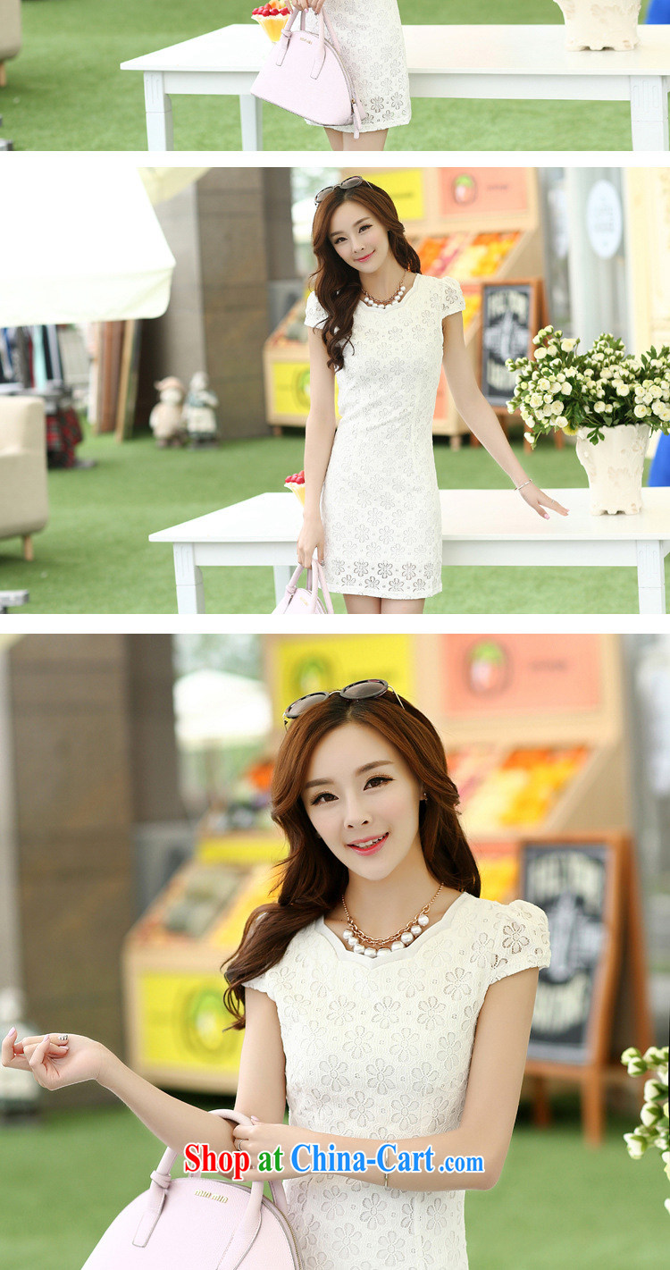 Type color, in accordance with the summer new Korean Beauty aura OL lace short-sleeve dress and pink 425311040 XL pictures, price, brand platters! Elections are good character, the national distribution, so why buy now enjoy more preferential! Health