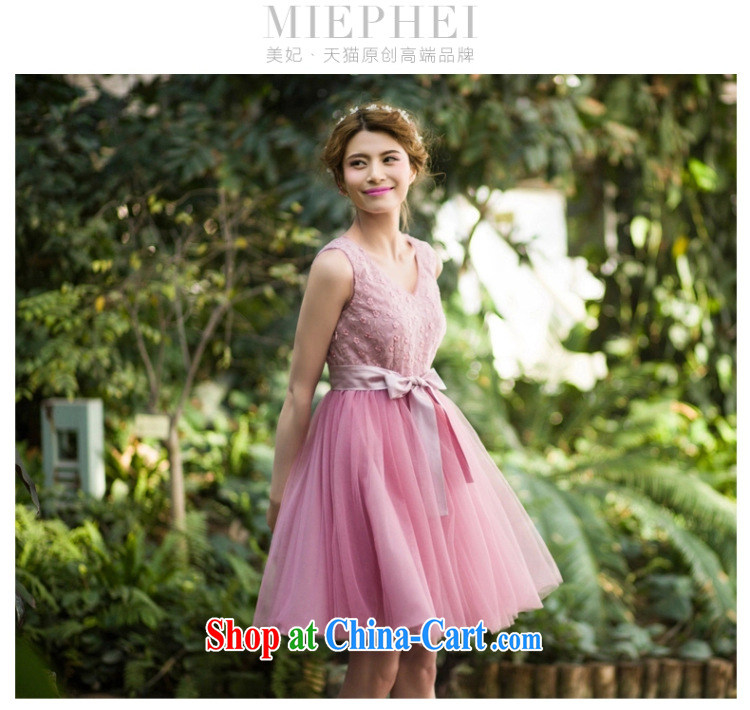 Take Princess Norodom Sihanouk Family Summer ladies dress in V collar sleeveless dresses large skirt generation 263652060 pink M pictures, price, brand platters! Elections are good character, the national distribution, so why buy now enjoy more preferential! Health