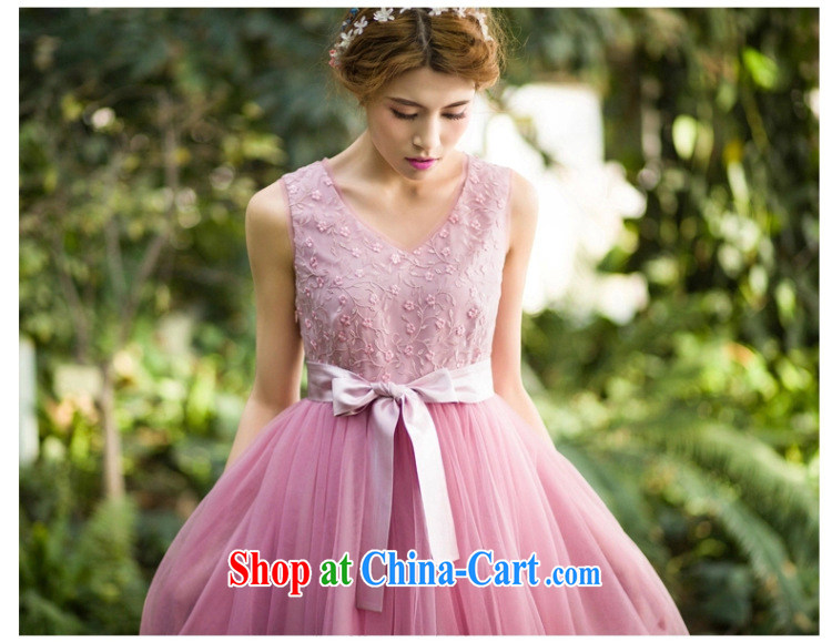 Take Princess Norodom Sihanouk Family Summer ladies dress in V collar sleeveless dresses large skirt generation 263652060 pink M pictures, price, brand platters! Elections are good character, the national distribution, so why buy now enjoy more preferential! Health