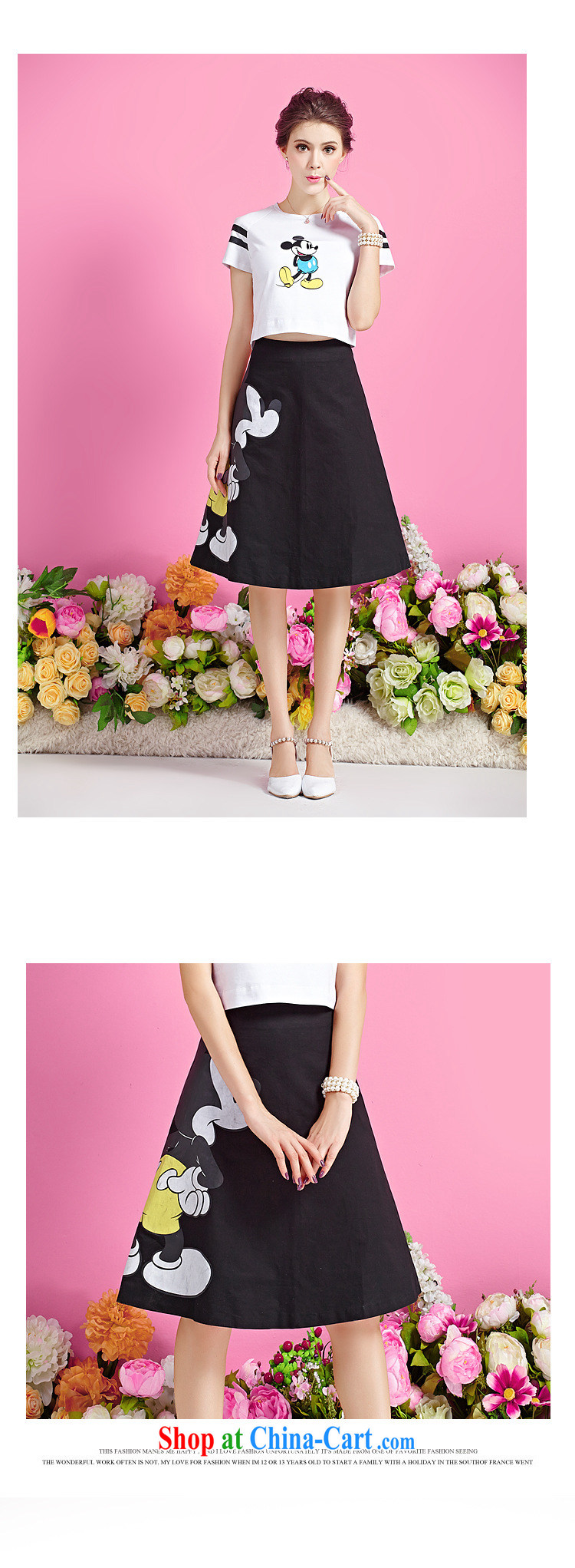 Korean Princess Anne girls summer round-collar short-sleeve high waist A Field two-piece generation 263655168 black L pictures, price, brand platters! Elections are good character, the national distribution, so why buy now enjoy more preferential! Health