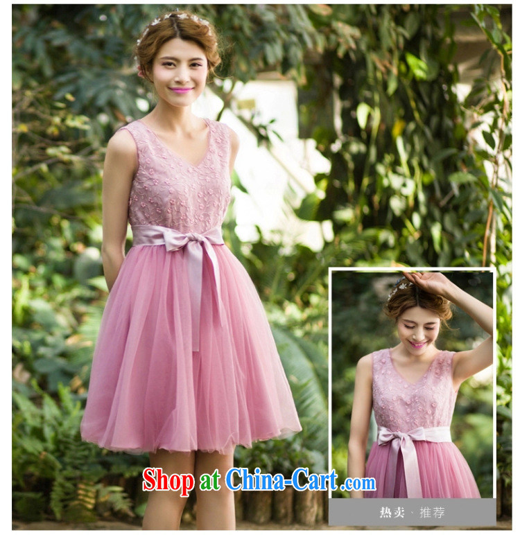 Korean Princess Anne summer ladies dress in V collar sleeveless dresses large skirt generation 263652060 pink XL pictures, price, brand platters! Elections are good character, the national distribution, so why buy now enjoy more preferential! Health