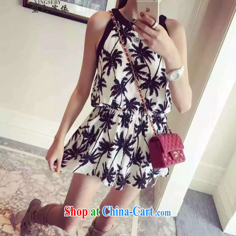Type color Bin work in accordance with the video thin floral dress Korea Institute of wind sweet vest sleeveless dresses and 336 6607130 B Black, code, Goshiki (XINGSEBY), and, on-line shopping