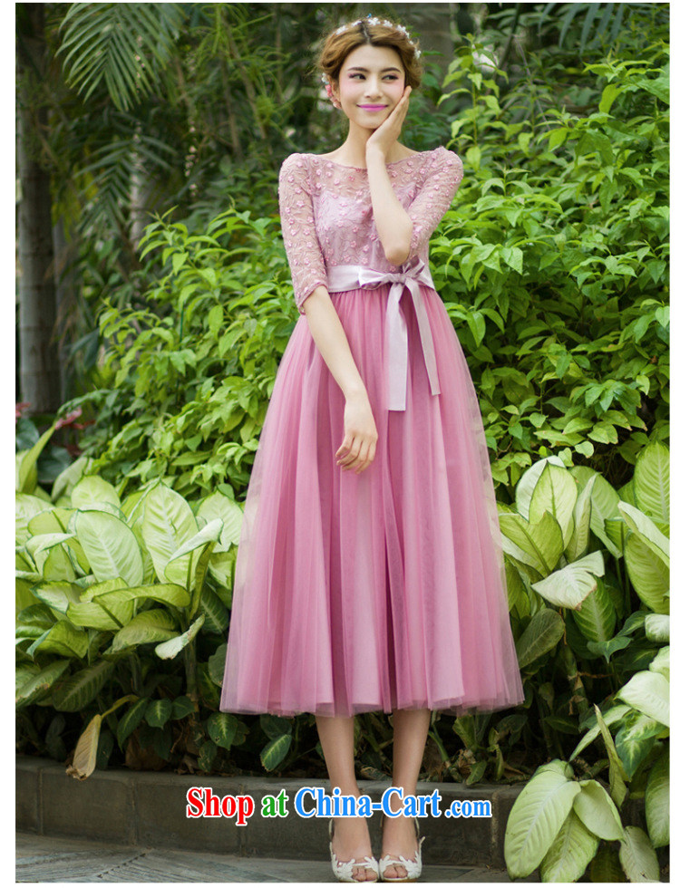 Korean Princess Anne summer new lady in snow cuff woven Web yarn embroidery, long skirt large dresses generation 263651280 pink L pictures, price, brand platters! Elections are good character, the national distribution, so why buy now enjoy more preferential! Health