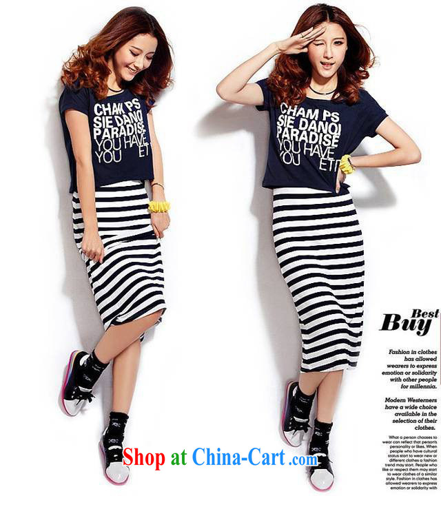 Korea, the rounded academic short-sleeved dresses summer New Women Fashion Round collar striped dress two-piece the 425800642 white L pictures, price, brand platters! Elections are good character, the national distribution, so why buy now enjoy more preferential! Health