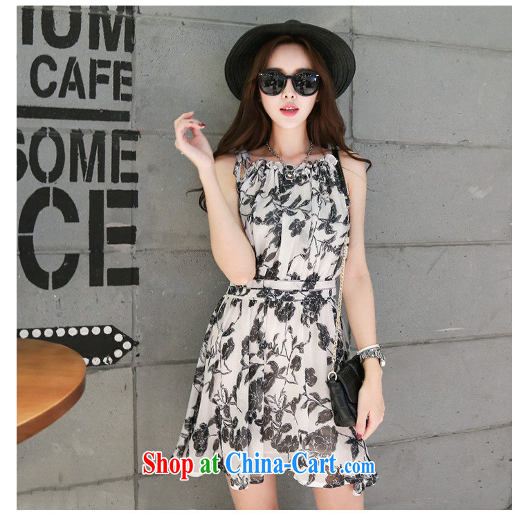 South Korea, the rounded academic Korean retro back exposed stamp vest skirt high waist beauty strap with floral dresses and suit 42551013 M pictures, price, brand platters! Elections are good character, the national distribution, so why buy now enjoy more preferential! Health