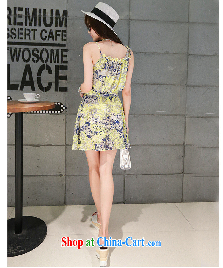 Type color, in accordance with the Korean version retro back exposed stamp duty vest skirt high waist beauty strap with floral dresses and suit 42551013 L pictures, price, brand platters! Elections are good character, the national distribution, so why buy now enjoy more preferential! Health