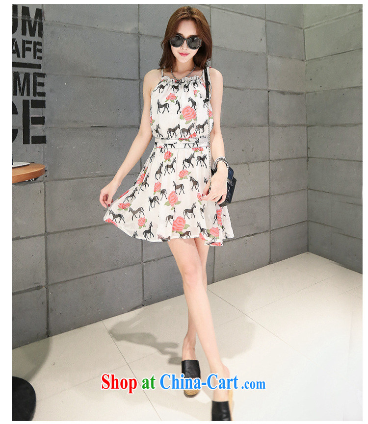 Korean Princess Anne Korean retro back exposed stamp vest skirt high waist beauty strap with floral dresses and suit 42551013 XL pictures, price, brand platters! Elections are good character, the national distribution, so why buy now enjoy more preferential! Health