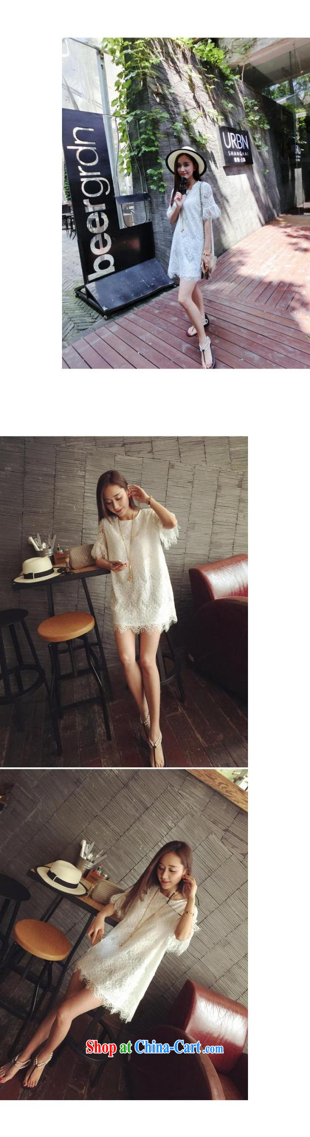 Petals rain saga should be summer new sweet eyelashes lace Korean loose short-sleeve dresses, long the 335 A 102,338 white XL pictures, price, brand platters! Elections are good character, the national distribution, so why buy now enjoy more preferential! Health