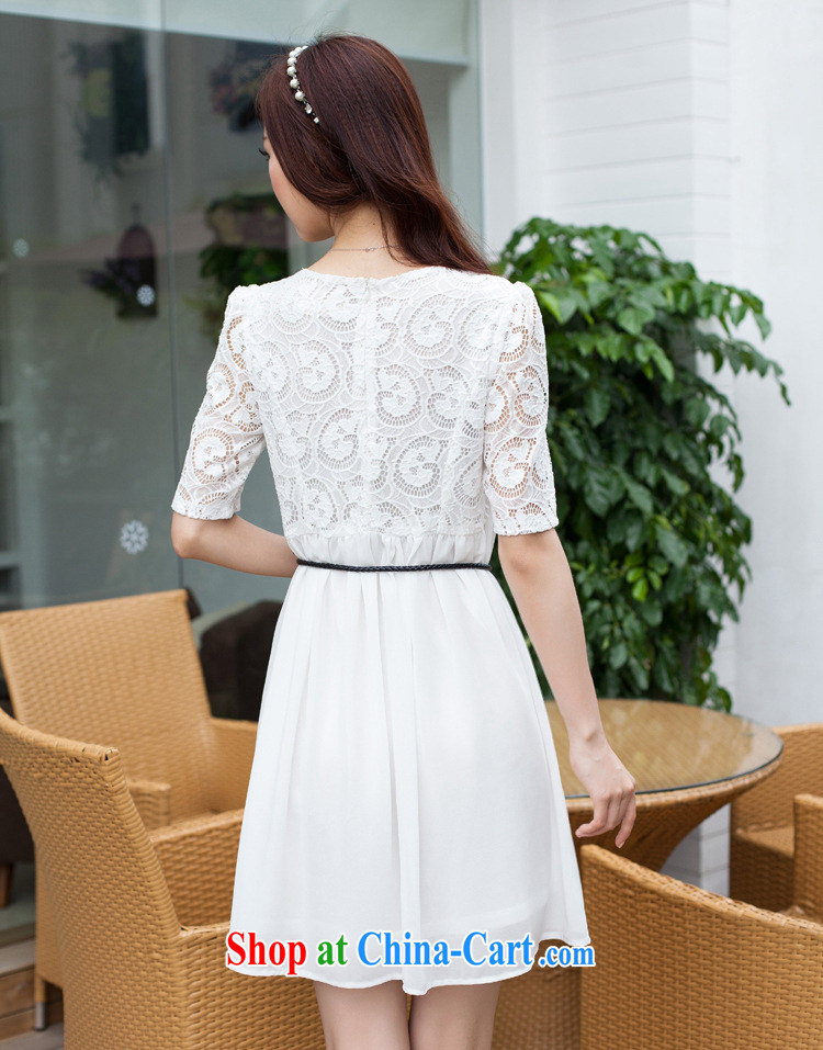 Ms Audrey EU, Q-summer Korean version thick MM graphics thin large Code women loose 100 snow ground woven spell series skirts and 419 D 901,532 large white code XXXXL pictures, price, brand platters! Elections are good character, the national distribution, so why buy now enjoy more preferential! Health