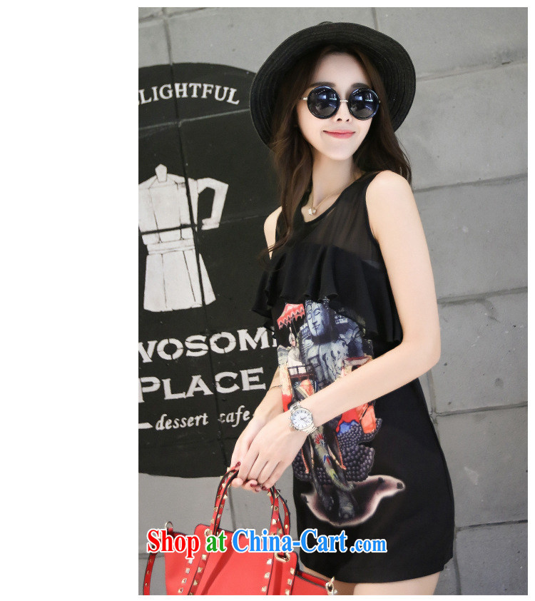 Korean Princess Anne Korean flouncing stamp dresses summer female 100 ground graphics thin vest skirt and white 425510730 M pictures, price, brand platters! Elections are good character, the national distribution, so why buy now enjoy more preferential! Health