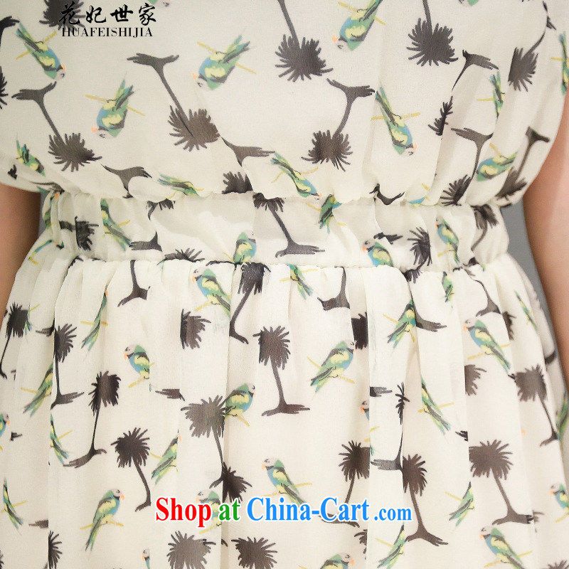 Take Princess Norodom Sihanouk family retro floral, for snow-woven dresses small debris spend a lot, short-sleeved stamp skirt the 425510436 M suit, take Princess Saga (HUA FEI SHI JIA), online shopping