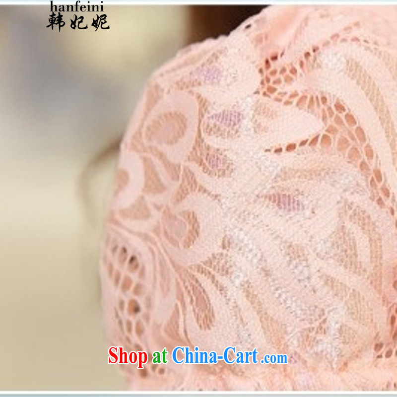 Korean Princess Anne summer new Korean Beauty lady dresses, long lace snow woven the 339332930 pink L, Korean Princess Anne (hanfeini), online shopping
